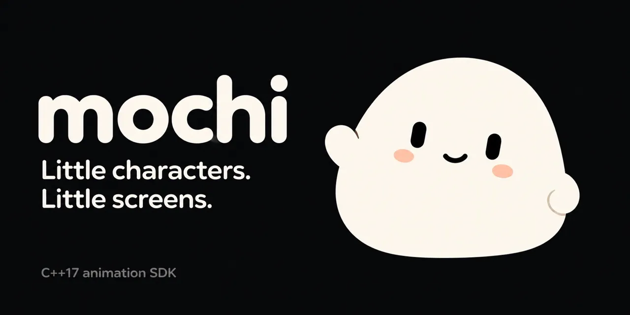 The cream-coloured Mochi mascot character